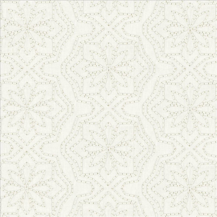Cassie Off White by Kasmir Fabric 5156 70% Polyester
30% Cotton
 INDIA Not Tested </p><p>Repeat: Horizontal: 13 inches and Vertical: 6 inches 54 - Fabric Carolina -