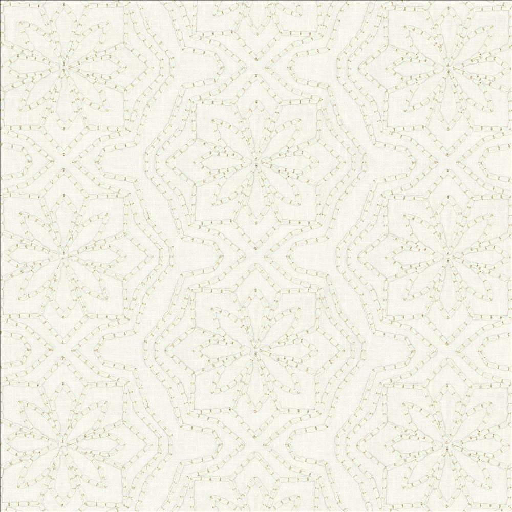 Cassie Off White by Kasmir Fabric 5156 70% Polyester
30% Cotton
 INDIA </p><p>Repeat: Horizontal: 13 inches and Vertical: 6 inches 54 - Fabric Carolina -