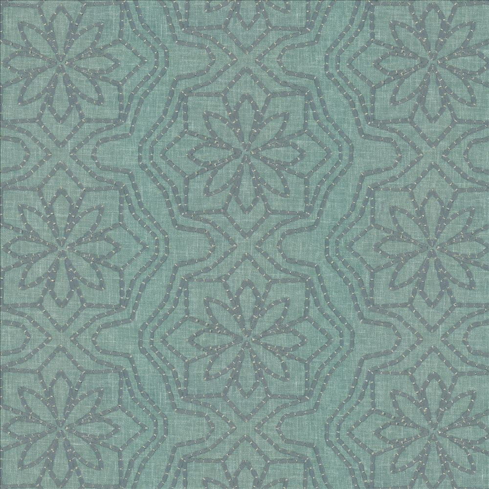 Cassie Spa by Kasmir Fabric 5156 70% Polyester 30% Cotton INDIA Not Tested Horizontal: 13 inches and Vertical: 6 inches 54 - Fabric Carolina -