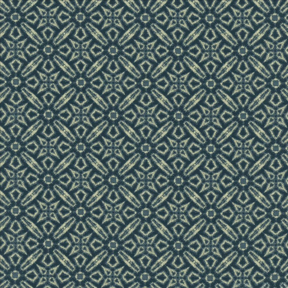 Cassiopeia Indigo by Kasmir Fabric 1456 100% Polyester
 CHINA 18,000 Wyzenbeek Double Rubs </p><p>Repeat: Horizontal: 3 4/8 inches and Vertical: 3 4/8 inches 55 - Fabric Carolina -