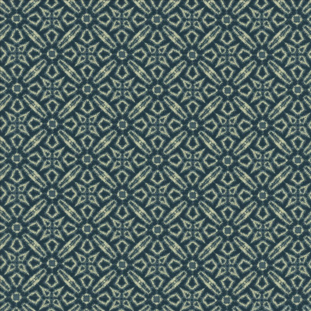 Cassiopeia Indigo by Kasmir Fabric 1456 100% Polyester
 CHINA </p><p>Repeat: Horizontal: 3 4/8 inches and Vertical: 3 4/8 inches 55 - Fabric Carolina -