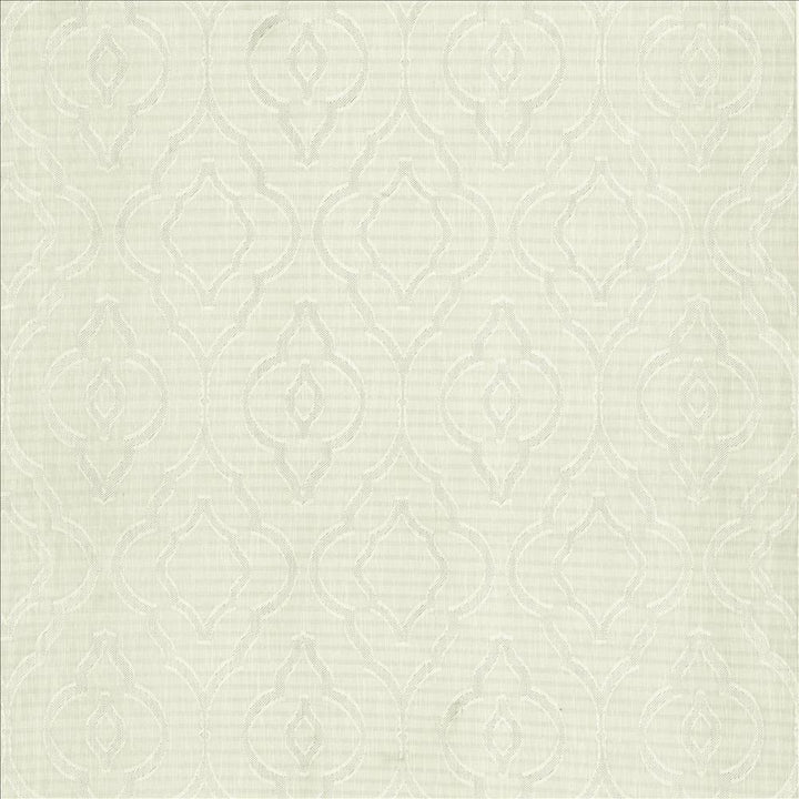 Cassius White by Kasmir Fabric 5157 100% Polyester
 CHINA Not Tested Horizontal: 9 inches and Vertical: 15 inches 118 - Fabric Carolina -