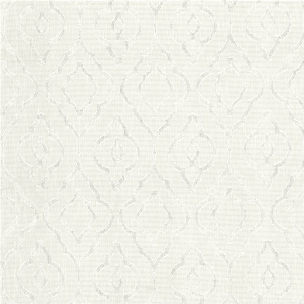 Cassius White by Kasmir Fabric 5157 100% Polyester
 CHINA </p><p>Repeat: Horizontal: 9 inches and Vertical: 15 inches 118 - 120 - Fabric Carolina -