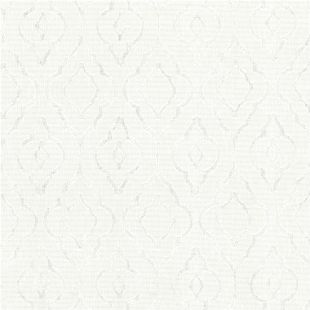 Cassius White by Kasmir Fabric 5157 100% Polyester
 CHINA </p><p>Repeat: Horizontal: 9 inches and Vertical: 15 inches 118 - 120 - Fabric Carolina -