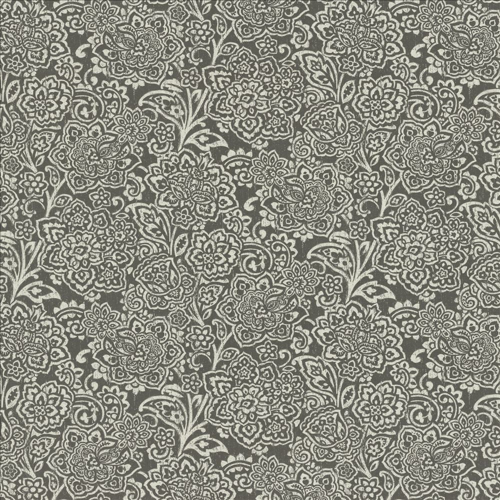 Castle Garden Anthracite by Kasmir Fabric 1451 90% Cotton
10% Polyester
 FRANCE </p><p>Repeat: Horizontal: 26 4/8 inches and Vertical: 24 2/8 inches 53 - Fabric Carolina -