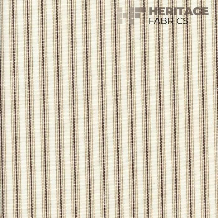 Catalina Chocolate by Heritage Fabric - 100% Cotton India 6,000 Horizontal: 0.5" and Vertical: N/A 54" - Fabric Carolina -