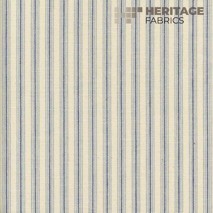 Catalina Coastal Blue by Heritage Fabric - 100% Cotton India 6,000 Horizontal: 0.5" and Vertical: N/A 54" - Fabric Carolina -