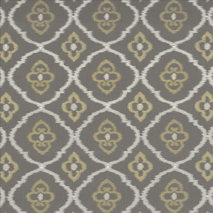 Catania Gunmetal by Kasmir Fabric 1450 75% Viscose
25% Linen
 INDIA </p><p>Repeat: Horizontal: 9 7/8 inches and Vertical: 9 4/8 inches 54 - Fabric Carolina -