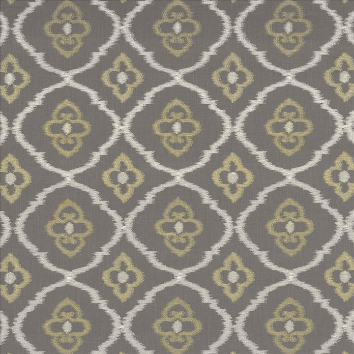 Catania Gunmetal by Kasmir Fabric 1450 75% Viscose 25% Linen INDIA 25,000 Wyzenbeek Double Rubs Horizontal: 9 7/8 inches and Vertical: 9 4/8 inches 54 - Fabric Carolina -