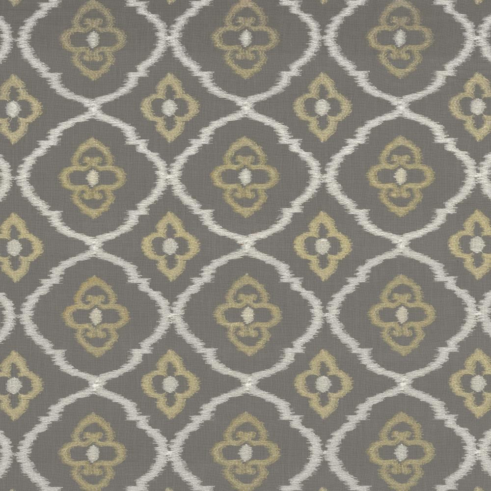 Catania Gunmetal by Kasmir Fabric 1450 75% Viscose
25% Linen
 INDIA </p><p>Repeat: Horizontal: 9 7/8 inches and Vertical: 9 4/8 inches 50 - Fabric Carolina -