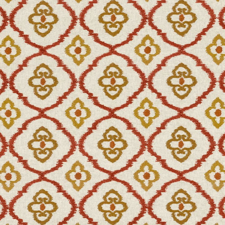 Catania Russet by Kasmir Fabric 1450 75% Viscose
25% Linen
 INDIA </p><p>Repeat: Horizontal: 9 7/8 inches and Vertical: 9 4/8 inches 50 - Fabric Carolina -