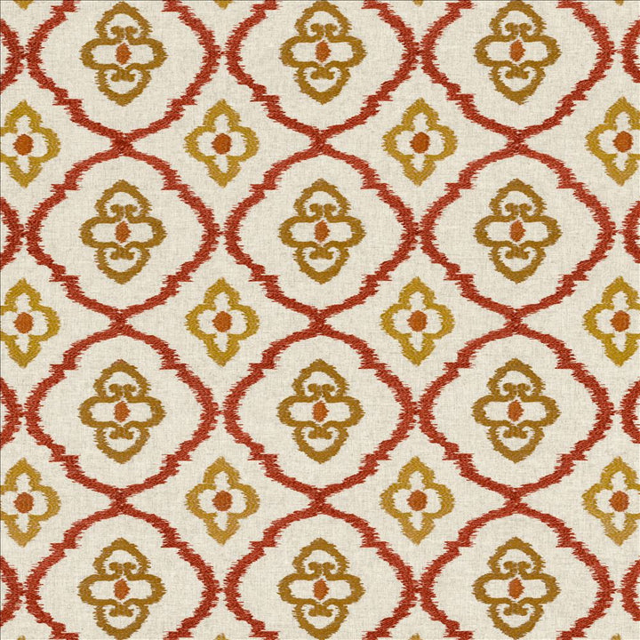 Catania Russet by Kasmir Fabric 1450 75% Viscose
25% Linen
 INDIA </p><p>Repeat: Horizontal: 9 7/8 inches and Vertical: 9 4/8 inches 54 - Fabric Carolina -