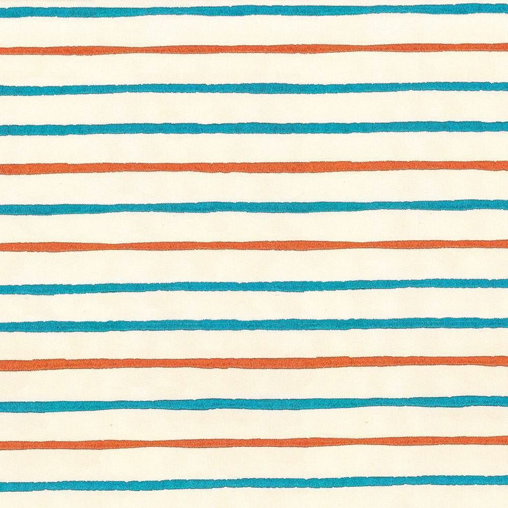 Catano Stripe Tangerine by Kasmir Fabric 1429 100% Polyester Embroidery 100% Polyester INDIA Not Tested Horizontal: 0 Inches and Vertical: 6 1/8 inches 52 - Fabric Carolina -