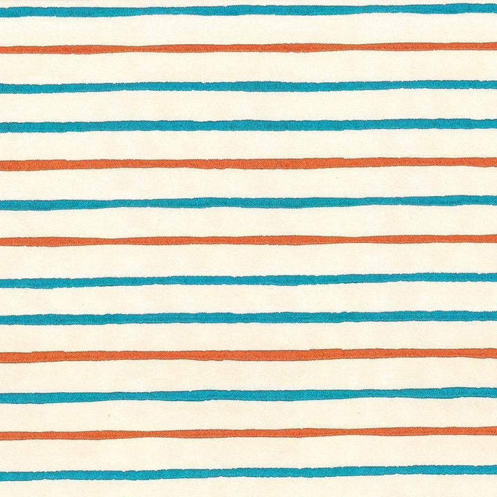 Catano Stripe Tangerine by Kasmir Fabric 1429 100% Polyester Embroidery Contents 100% Polyester INDIA Not Tested H: N/A, V:6 1/8 inches 56 - Fabric Carolina - Kasmir