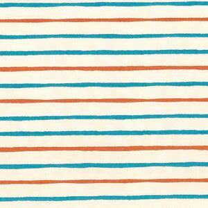 Catano Stripe Tangerine by Kasmir Fabric
