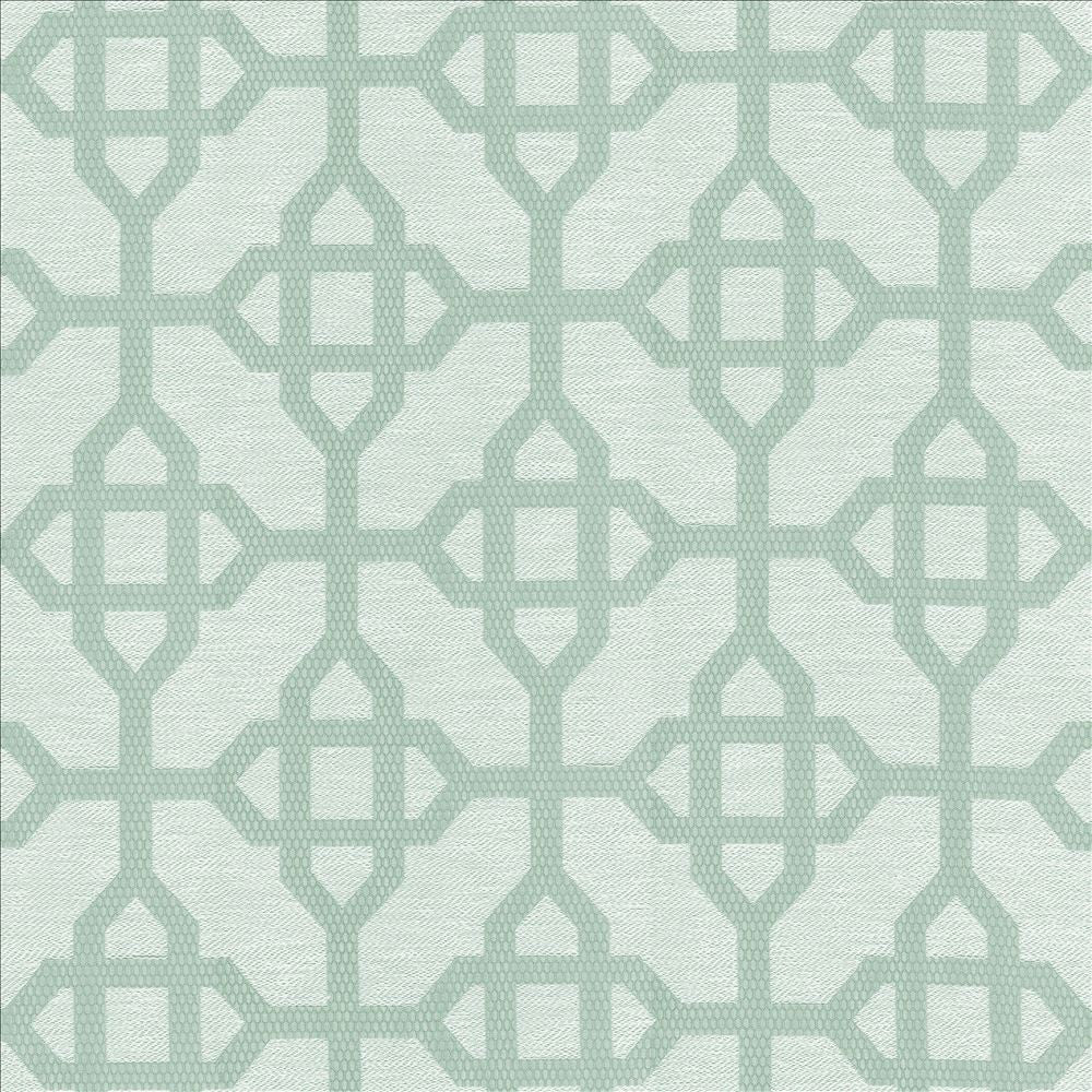 Cavetto Aqua by Kasmir Fabric 5114 66% Polyester
34% Cotton
 INDIA 50,000 Wyzenbeek Double Rubs </p><p>Repeat: Horizontal: 6 6/8 inches and Vertical: 7 inches 54 - Fabric Carolina -