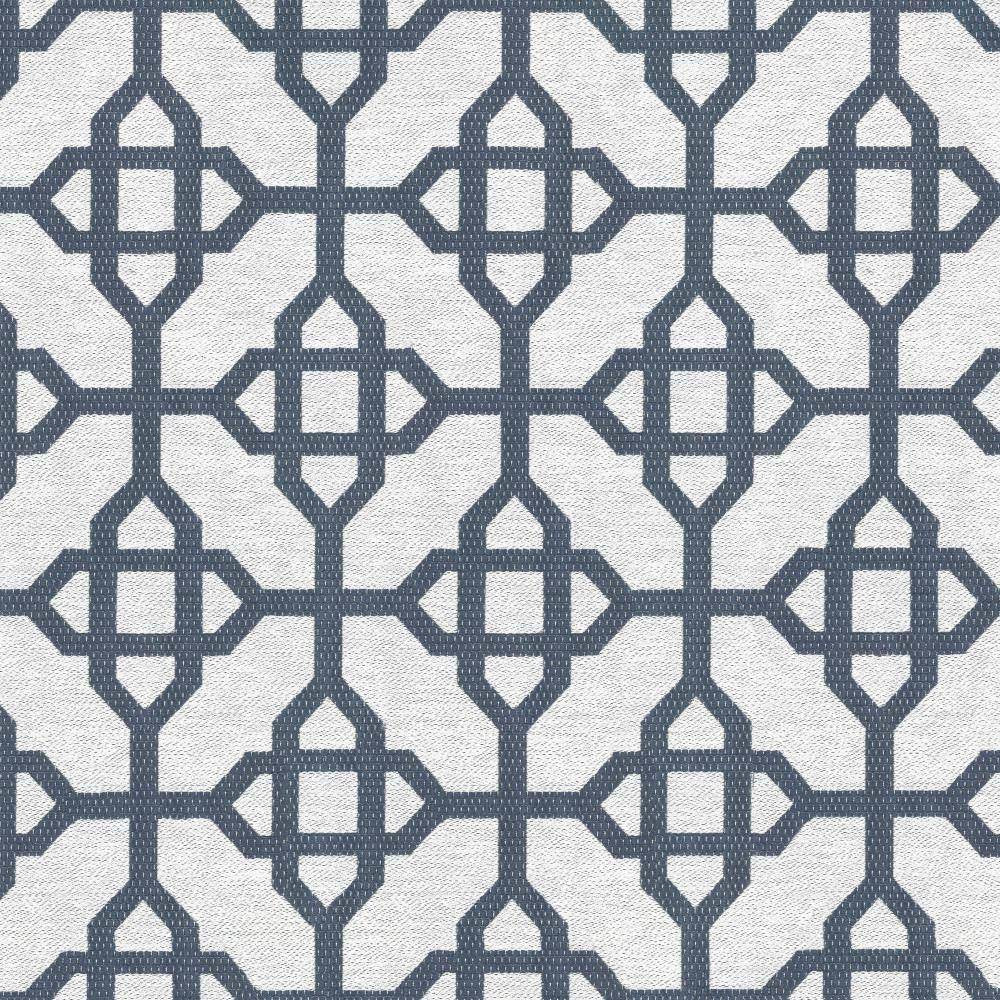 Cavetto Blue by Kasmir Fabric 5115 66% Polyester 34% Cotton INDIA 50,000 Wyzenbeek Double Rubs H: 6 6/8 inches, V:7 inches 54 - Fabric Carolina - Kasmir