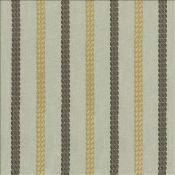 Celtic Stripe Porcelain by Kasmir Fabric 1443 100% Polyester Embroidery Contents 100% Rayon INDIA 25,000 Wyzenbeek Double Rubs H: 4 2/8 inches, V: 4/8 inches 54 - 55 - Fabric Carolina - Kasmir