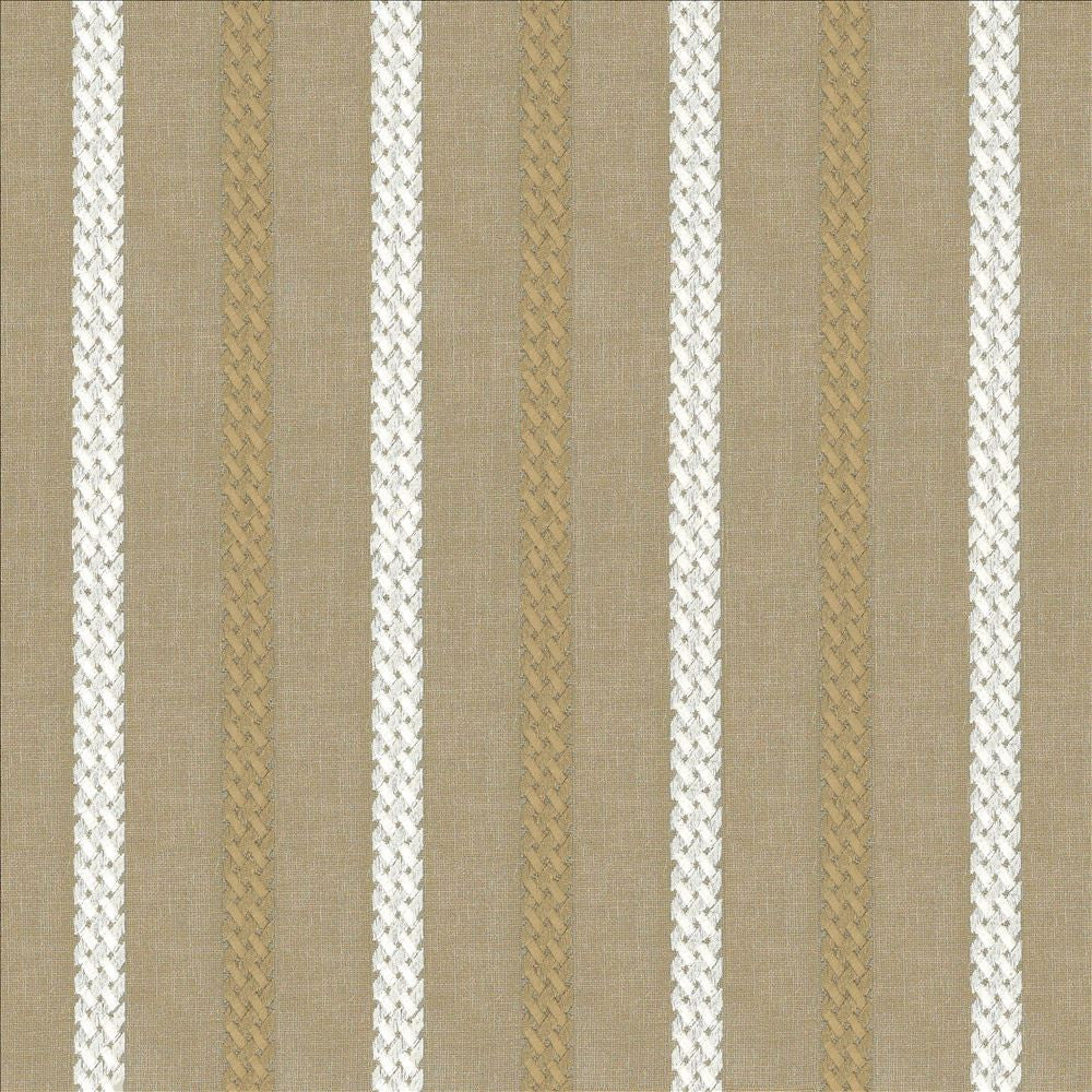 Celtic Stripe Taupe  by Kasmir Fabric See sample 100% Polyester
Embroidery
100% Rayon
 INDIA 25,000 Wyzenbeek Double Rubs </p><p>Repeat: Horizontal: 4 2/8 inches and Vertical: 4/8 inches 51  - Fabric Carolina -