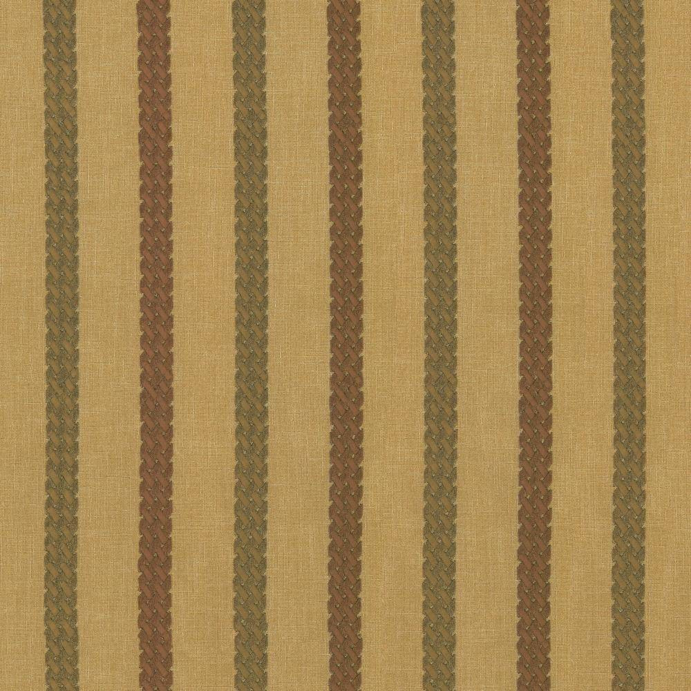Celtic Stripe Topaz by Kasmir Fabric 1443 100% Polyester Embroidery Contents 100% Rayon INDIA 25,000 Wyzenbeek Double Rubs H: 4 2/8 inches, V:4/8 inches 54 - 55 - Fabric Carolina - Kasmir