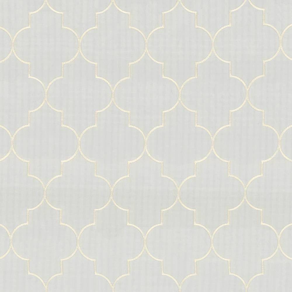 Centurion Champagne by Kasmir Fabric 5077 100% Polyester Embroidery Contents 100% Polyester TURKEY Not Tested H: 6 4/8 inches, V:9 4/8 inches 58 - 59 - Fabric Carolina - Kasmir