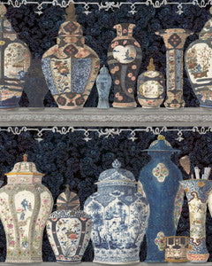 CERAMIC WONDERS Indigo Wallpaper (WP20596) by Mind The Gap