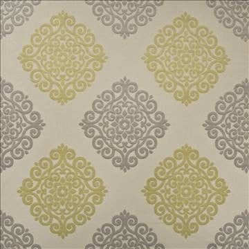 Ceylon Damask Endive by Kasmir Fabric 1406 65% Rayon 35% Polyester CHINA 15,000 Wyzenbeek Double Rubs H: 14 6/8 inches, V: 15 6/8 inches 58 - Fabric Carolina - Kasmir