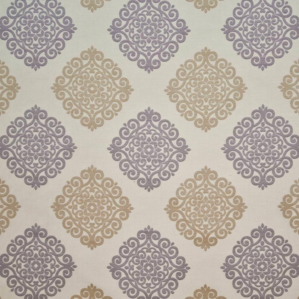 Ceylon Damask Lilac by Kasmir Fabric 1405 65% Rayon 35% Polyester CHINA 15,000 Wyzenbeek Double Rubs H: 14 6/8 inches, V:15 6/8 inches 58 - Fabric Carolina - Kasmir