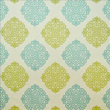 Ceylon Damask Turquoise by Kasmir Fabric 1406 65% Rayon 35% Polyester CHINA 15,000 Wyzenbeek Double Rubs H: 14 6/8 inches, V: 15 6/8 inches 58 - Fabric Carolina - Kasmir