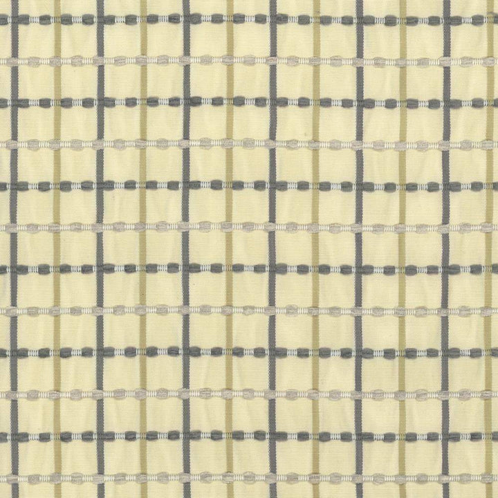 Cha Cha Check Pewter by Kasmir Fabric 5067 100% Polyester CHINA 24,000 Wyzenbeek Double Rubs H: 2 inches, V:2 inches 54 - Fabric Carolina - Kasmir