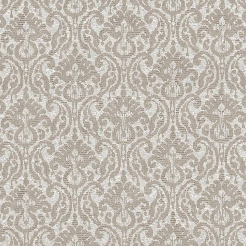 Chaibasa Ivory by Kasmir Fabric 5113 66% Polyester 34% Cotton INDIA 30,000 Martindale Cycles H: 13 4/8 inches, V:12 4/8 inches 53 - 55 - Fabric Carolina - Kasmir