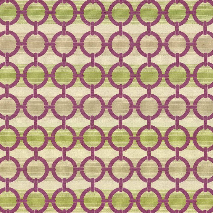 Chain Link Fuschia by Kasmir Fabric 1418 100% Polyester CHINA 10,000 Wyzenbeek Double Rubs H: 3 4/8 inches, V:3 4/8 inches 54 - Fabric Carolina - Kasmir