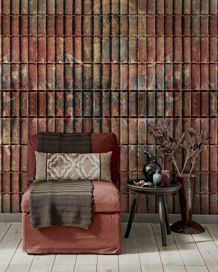 Chakrasamvara Wallpaper by Mind the Gap Designer Wallpaper PREMIUM DESIGNER WALLPAPER COLLECTION Non-woven Made in Europe Paste the wall 3 rolls x 20.5 x 3.25 yards - Swanky Fabrics -
