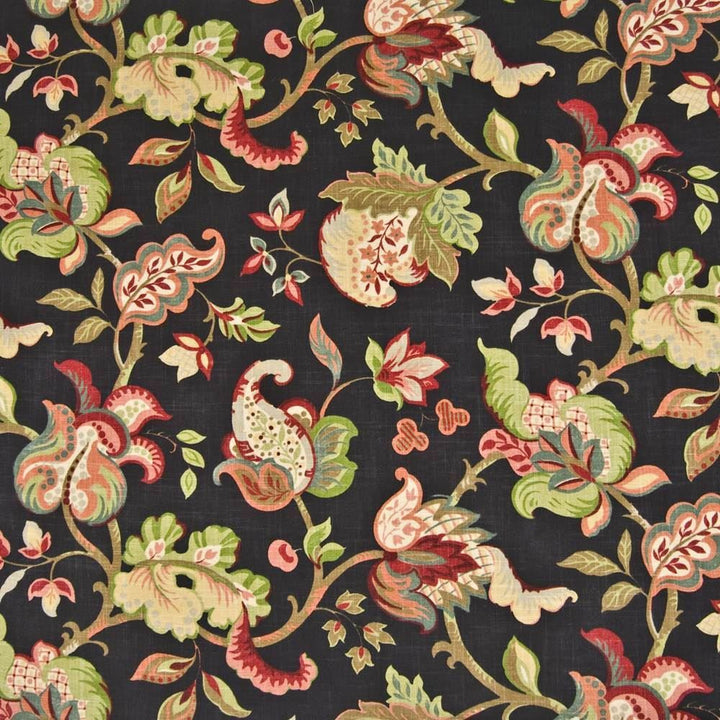Chalcott Garden Licorice  by Kasmir Fabric See sample 55% Viscose
45% Flax
 CHINA 9,000 Wyzenbeek Double Rubs </p><p>Repeat: Horizontal: 27 inches and Vertical: 27 inches 54  - Fabric Carolina -