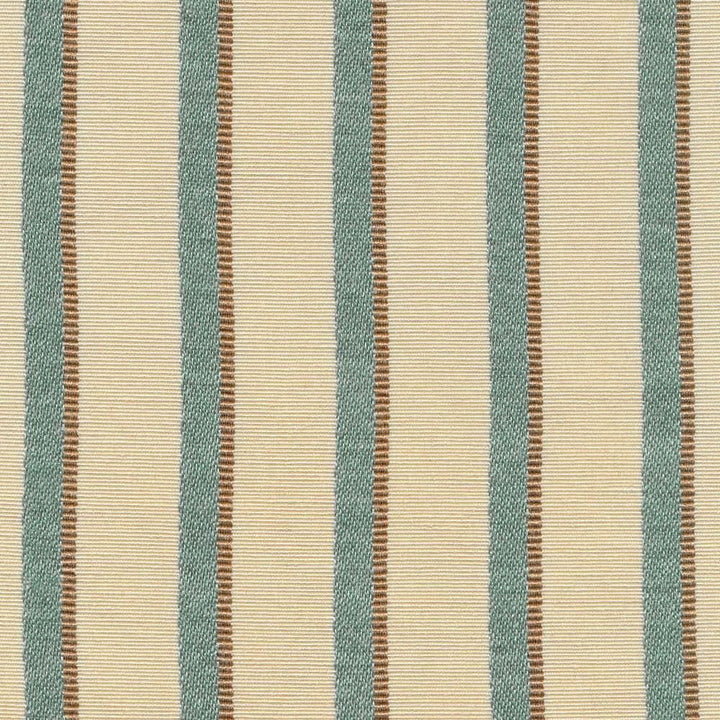 Chalfin Stripe Mist by Kasmir Fabric 1403 52% Cotton
48% Polyester
 TAIWAN </p><p>Repeat: Horizontal: 6/8 inches and Vertical: N/A 54 - 55 - Fabric Carolina -