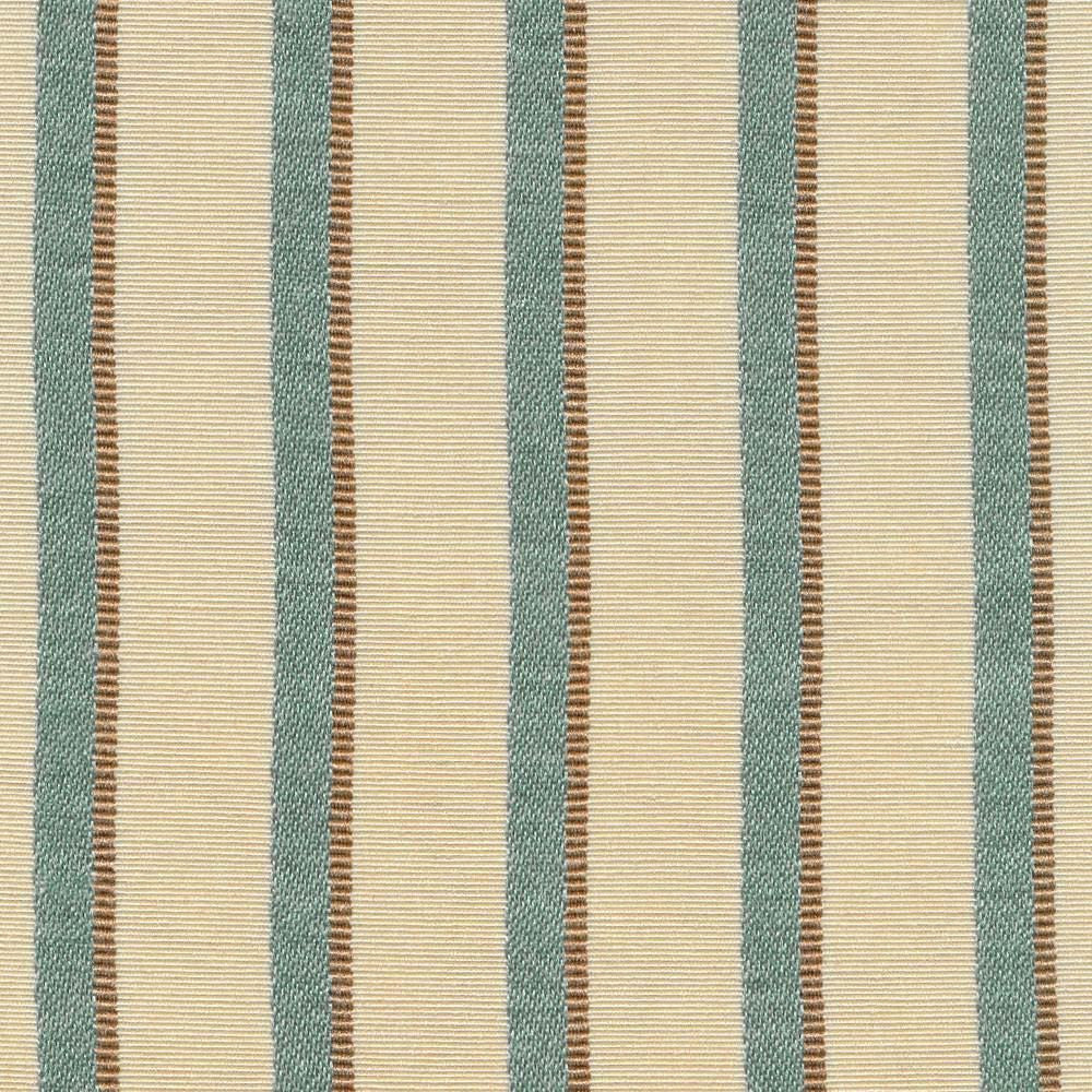 Chalfin Stripe Mist by Kasmir Fabric 1403 52% Cotton 48% Polyester TAIWAN 12,000 Wyzenbeek Double Rubs Horizontal: 6/8 inches and Vertical: 0 Inches 54 - 55 - Fabric Carolina -