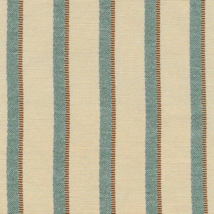 Chalfin Stripe Mist by Kasmir Fabric 1403 52% Cotton 48% Polyester TAIWAN 12,000 Wyzenbeek Double Rubs H: 6/8 inches, V:N/A 54 - 55 - Fabric Carolina - Kasmir