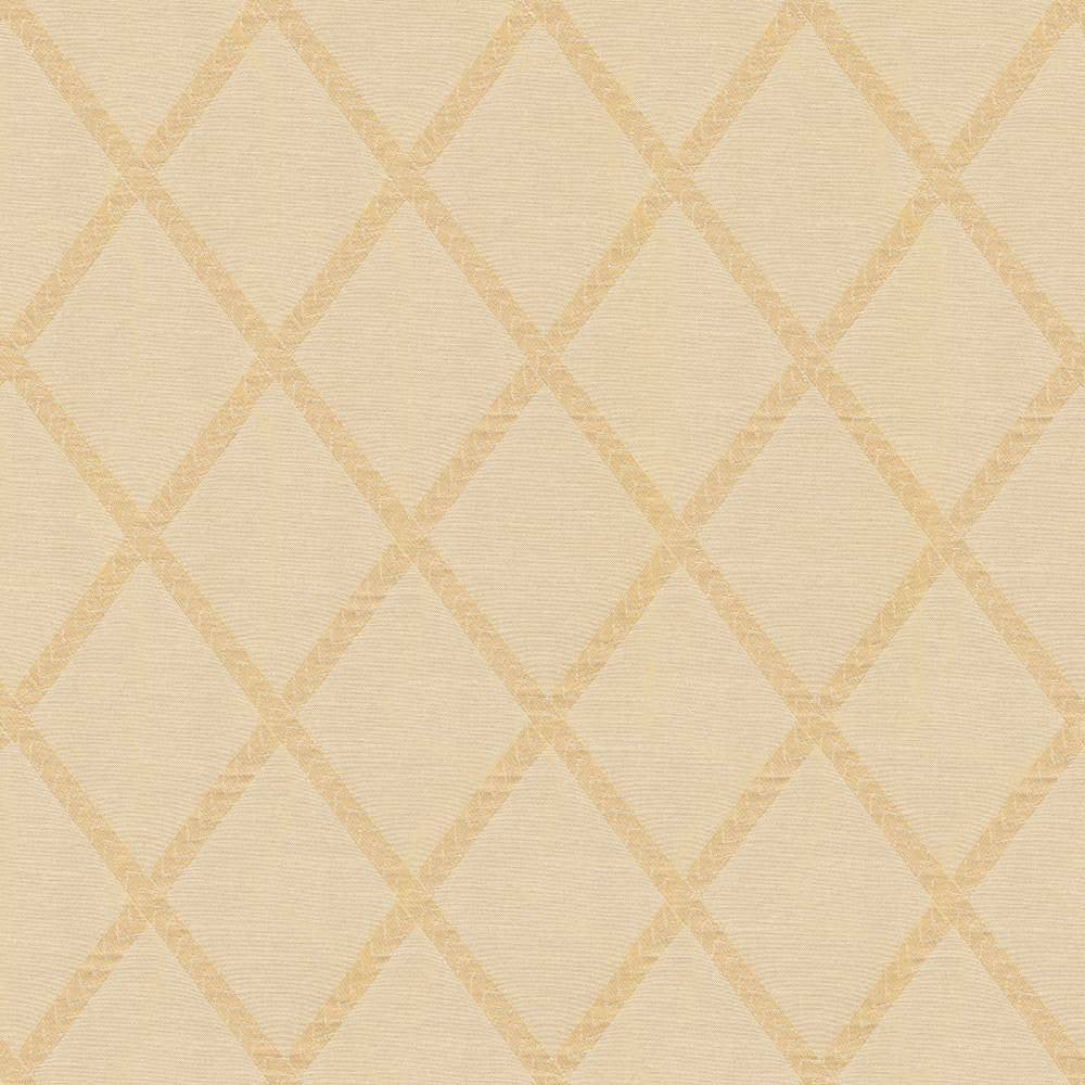 Chambers Trellis Goldenrod by Kasmir Fabric 1412 100% Polyester CHINA Not Tested H: 3 6/8 inches, V:5 2/8 inches 61 - 62 - Fabric Carolina - Kasmir