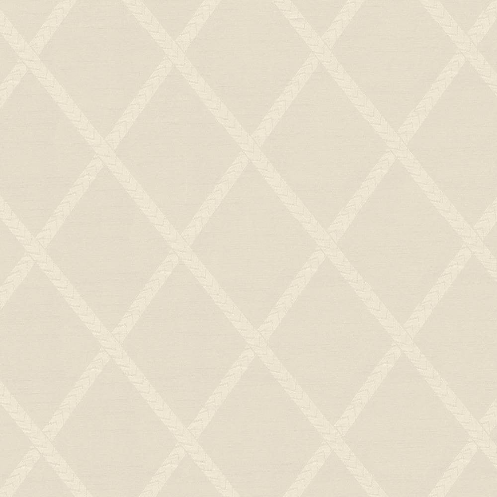 Chambers Trellis Ivory by Kasmir Fabric 1412 100% Polyester CHINA Not Tested H: 3 6/8 inches, V:5 2/8 inches 61 - 62 - Fabric Carolina - Kasmir