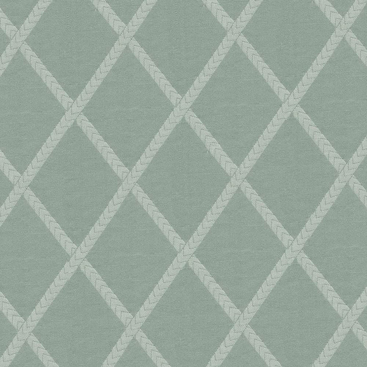 Chambers Trellis Ocean  by Kasmir Fabric See sample 100% Polyester
 CHINA Not Tested </p><p>Repeat: Horizontal: 3 6/8 inches and Vertical: 5 2/8 inches 61  - Fabric Carolina -