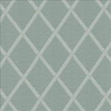 Chambers Trellis Ocean by Kasmir Fabric 1412 100% Polyester CHINA Not Tested H: 3 6/8 inches, V: 5 2/8 inches 61 - 62 - Fabric Carolina - Kasmir
