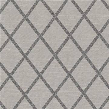 Chambers Trellis Platinum by Kasmir Fabric 1412 100% Polyester CHINA Not Tested H: 3 6/8 inches, V: 5 2/8 inches 61 - 62 - Fabric Carolina - Kasmir