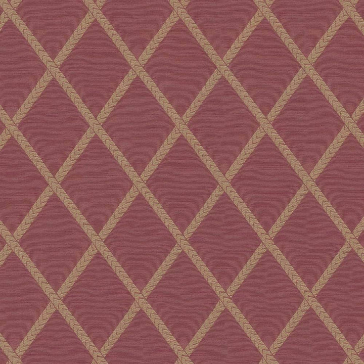 Chambers Trellis Redwood by Kasmir Fabric 1412 100% Polyester CHINA Not Tested H: 3 6/8 inches, V:5 2/8 inches 61 - 62 - Fabric Carolina - Kasmir