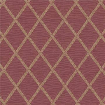 Chambers Trellis Redwood by Kasmir Fabric 1412 100% Polyester CHINA Not Tested H: 3 6/8 inches, V: 5 2/8 inches 61 - 62 - Fabric Carolina - Kasmir