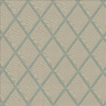 Chambers Trellis Seaspray by Kasmir Fabric 1412 100% Polyester CHINA Not Tested H: 3 6/8 inches, V: 5 2/8 inches 61 - 62 - Fabric Carolina - Kasmir