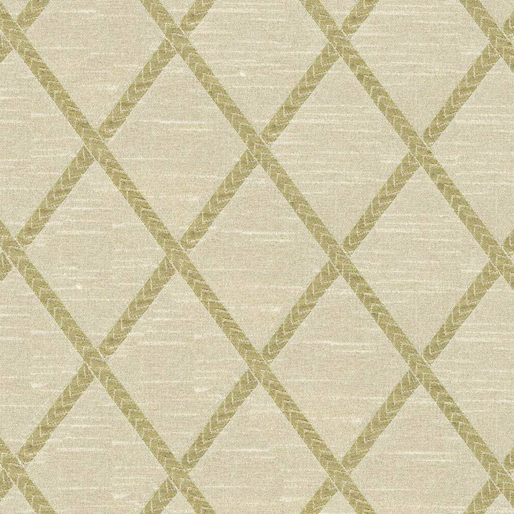 Chambers Trellis Silver Sage by Kasmir Fabric 1412 100% Polyester CHINA Not Tested H: 3 6/8 inches, V:5 2/8 inches 61 - 62 - Fabric Carolina - Kasmir