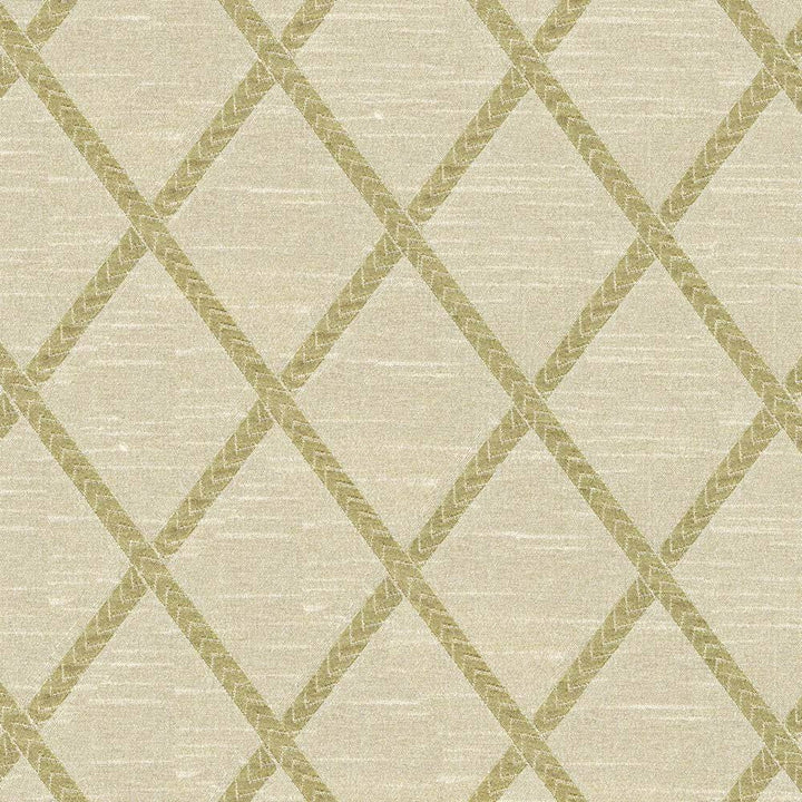 Chambers Trellis Silver Sage by Kasmir Fabric 1412 100% Polyester CHINA Not Tested H: 3 6/8 inches, V:5 2/8 inches 61 - 62 - Fabric Carolina - Kasmir