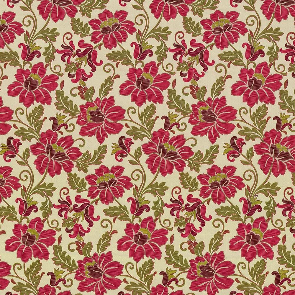 Chambord Garden Garden by Kasmir Fabric 1418 100% Polyester CHINA 12,000 Wyzenbeek Double Rubs Horizontal: 14 4/8 inches and Vertical: 20 4/8 inches 57 - 58 - Fabric Carolina -