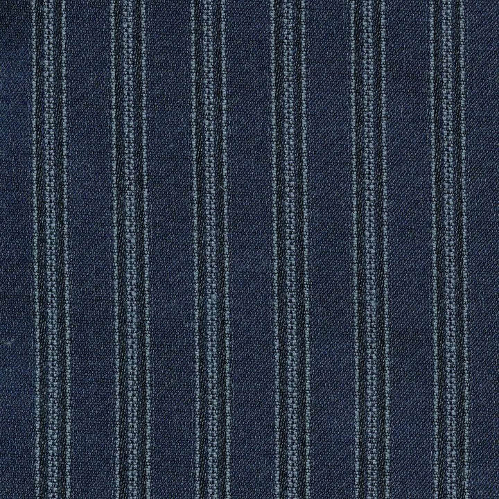 Chancery Lane Navy by Kasmir Fabric 1382 58% Cotton 42% Polyester TAIWAN 30,000 Wyzenbeek Double Rubs H: 6/8 inches, V:N/A 54 - 55 - Fabric Carolina - Kasmir