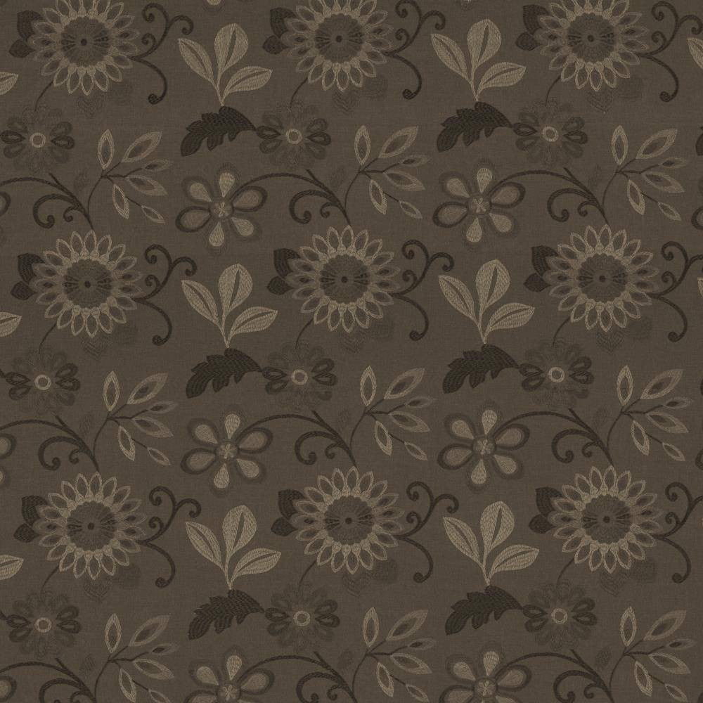 Chandra Graphite by Kasmir Fabric 1443 100% Polyester Embroidery Contents 100% Viscose INDIA Not Tested H: 13 inches, V:12 6/8 inches 55 - 56 - Fabric Carolina - Kasmir
